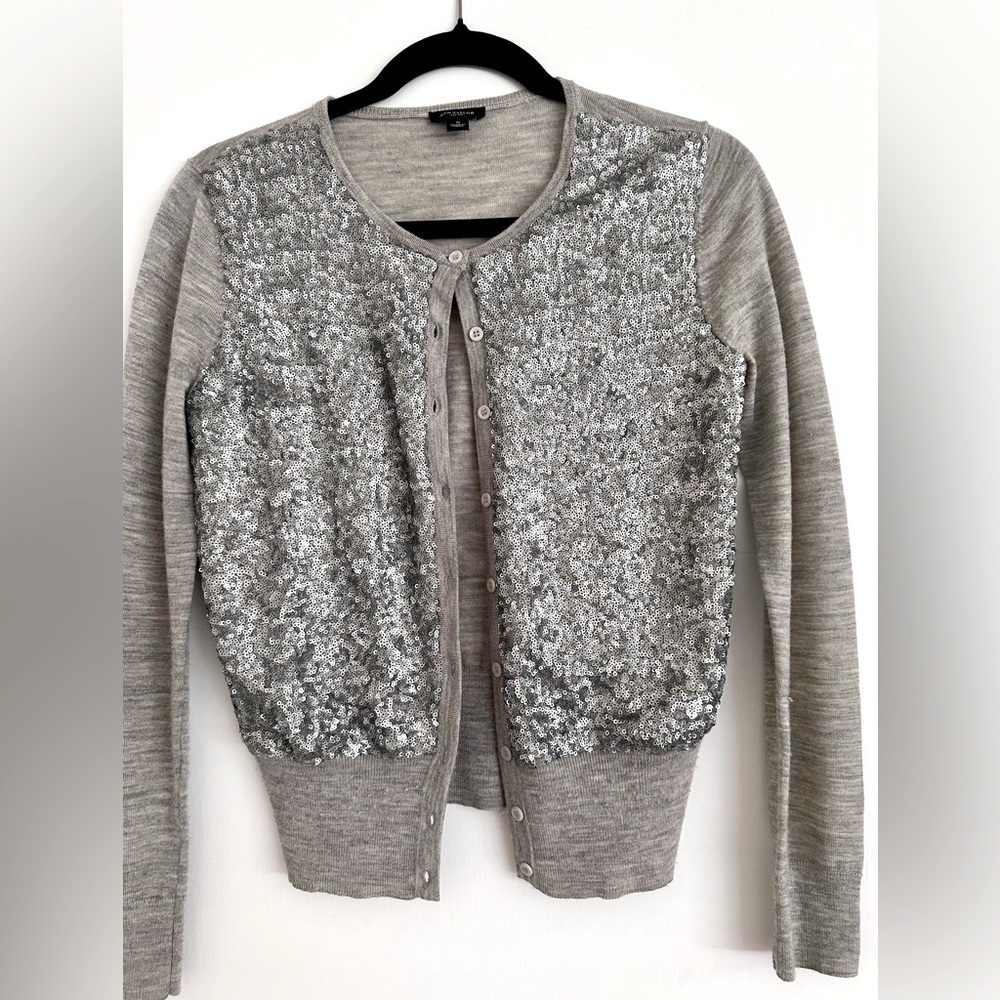 Ann Taylor sequin cardigan size S